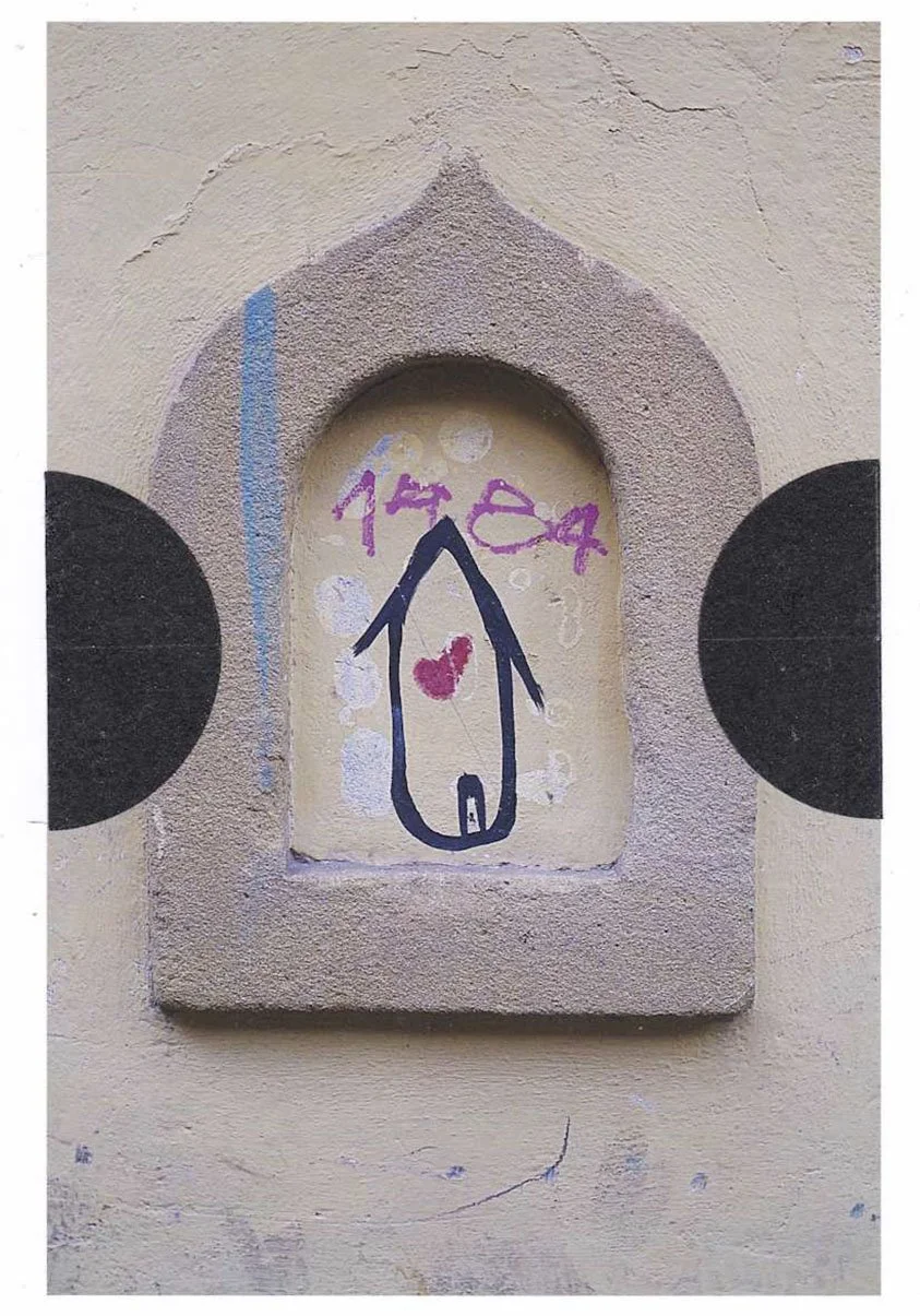 Florence A Memoir, collage on inkjet print, 15 x 10 cm, 2023 - 2025