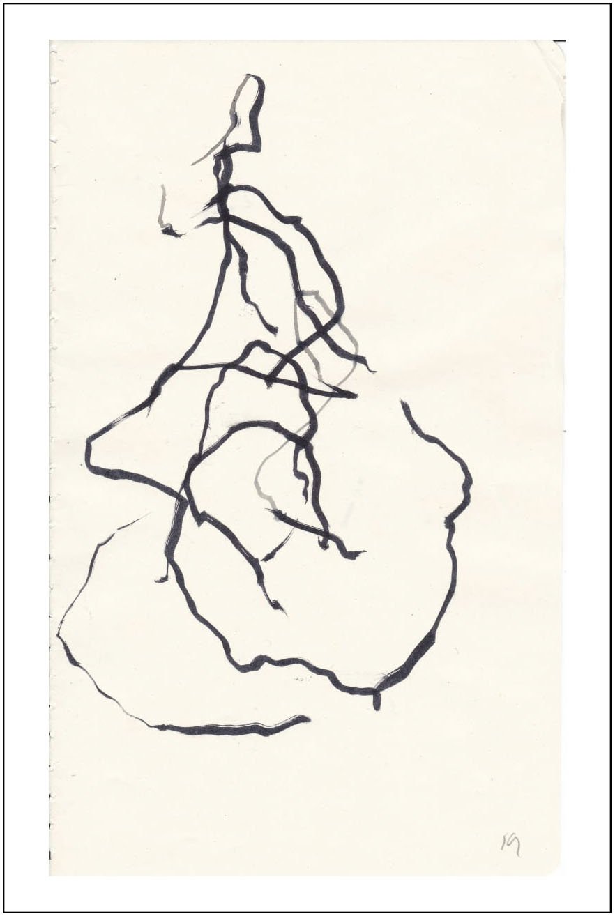 Argo No. 18 (original drawing), ink on paper, 21 x 13 cm, 2009 - 2012