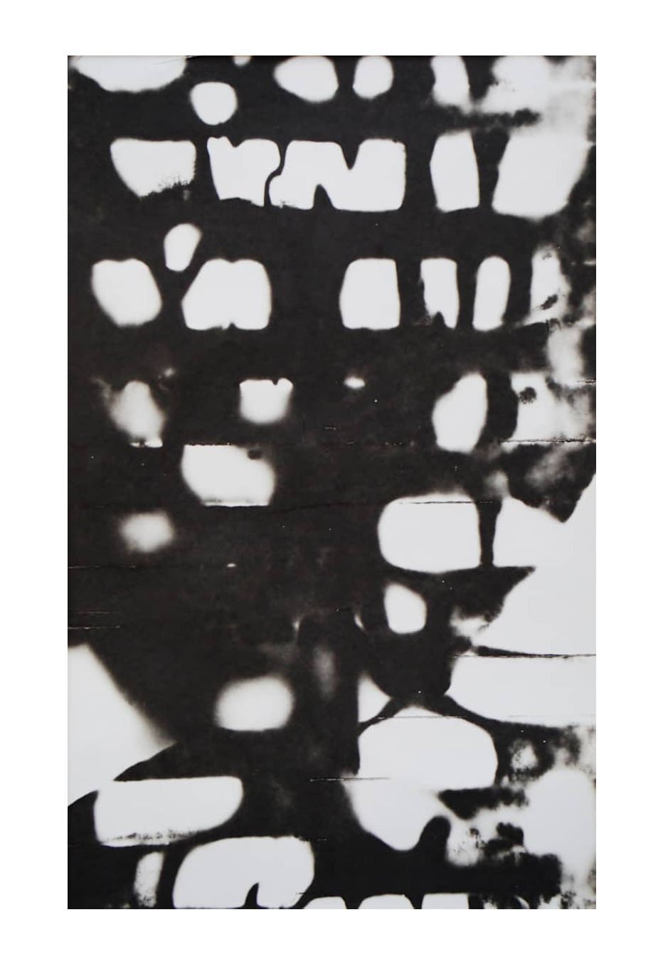 Heat Drawing No. 57, Xerox print, 2020