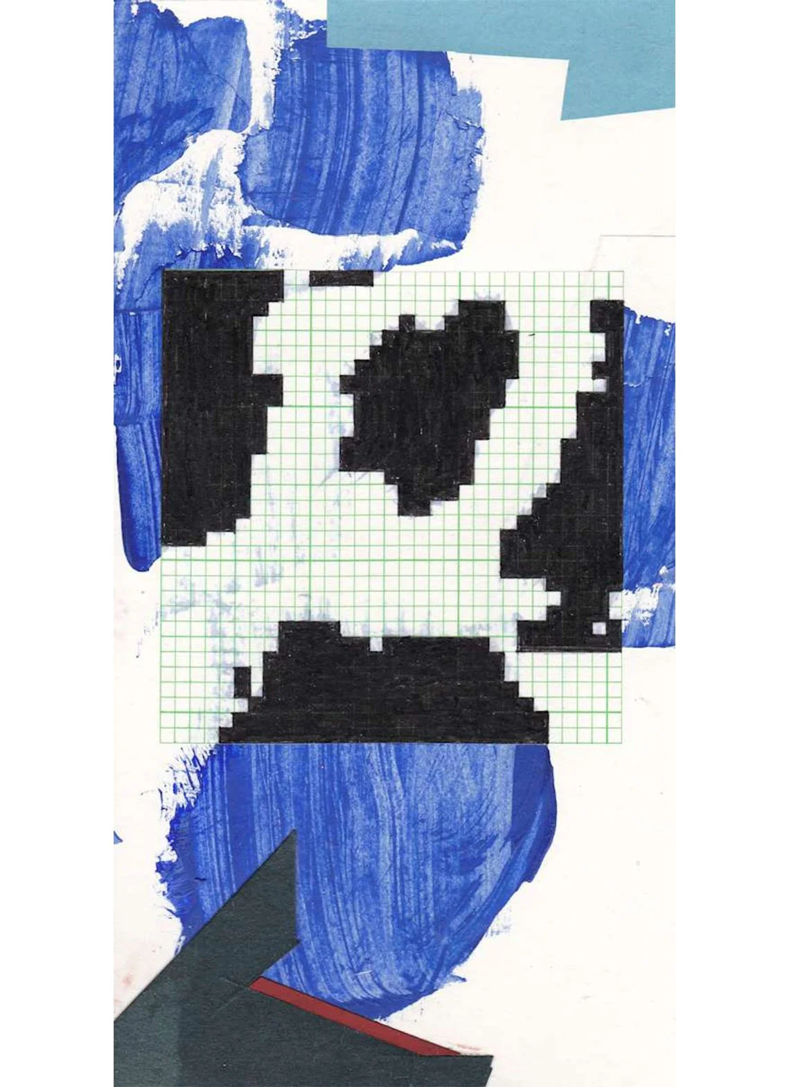 Of Every Description No. 27, Untitled Drawing, acrylic, ink, collage, 18.5 x 9.7 cm, 1970 - 2023