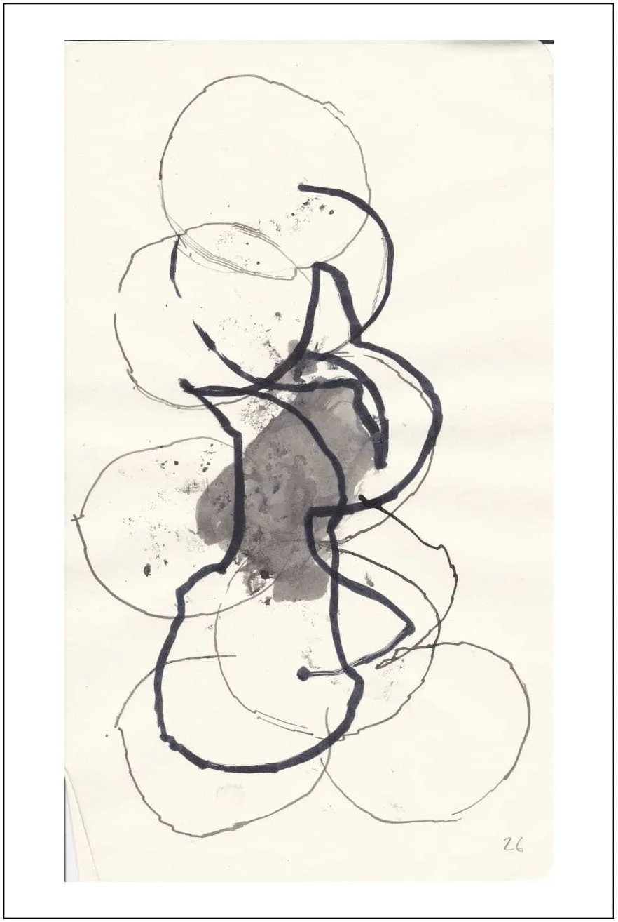 Argo No. 26 (original drawing), ink on paper, 21 x 13 cm, 2009 - 2012 