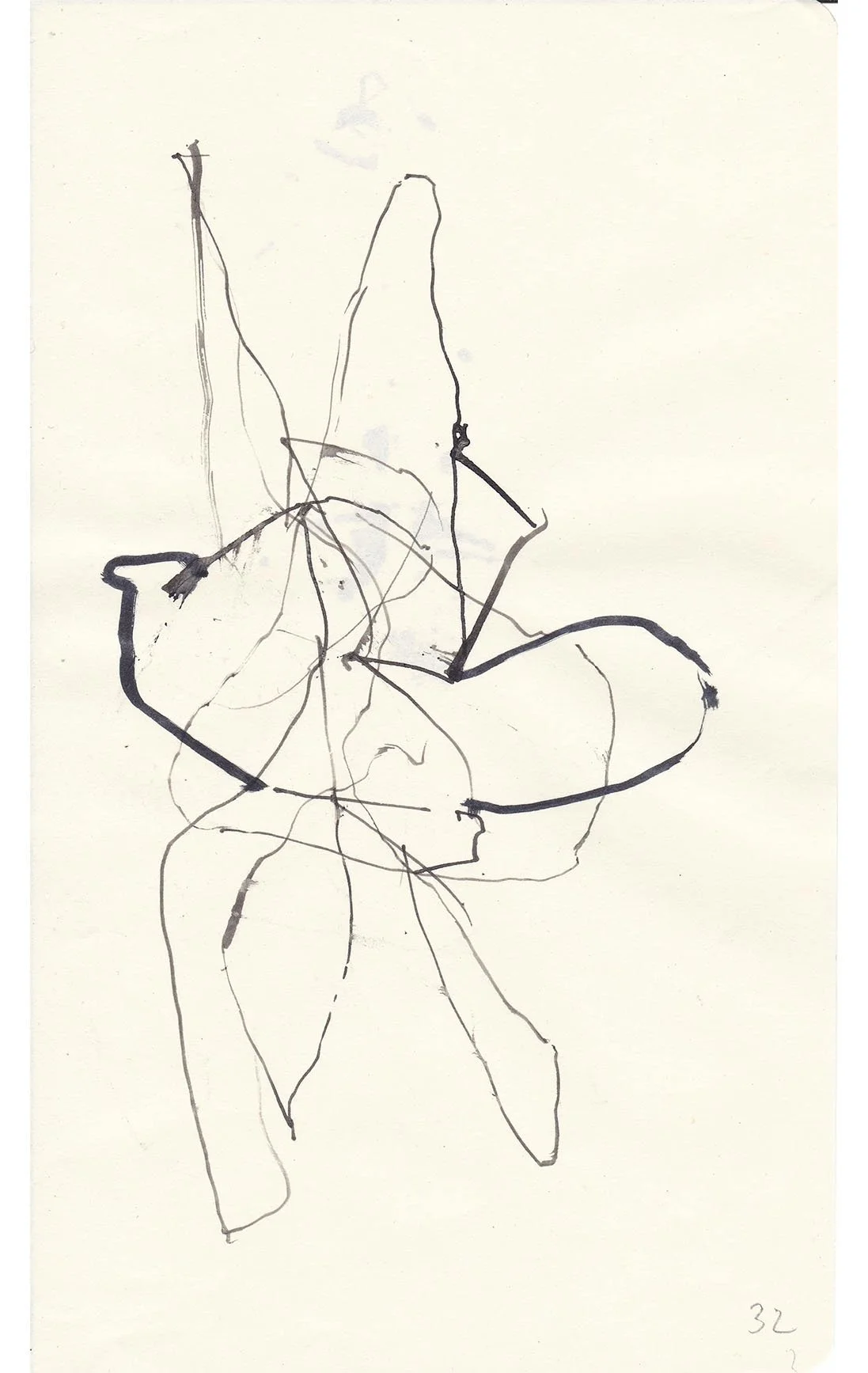 Argo No. 32 (original drawing), ink on paper, 21 x 13 cm, 2009 - 2012