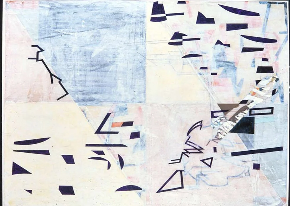 Study for Painting, tracing film, cartridge paper, tracing paper, acrylic ink, charcoal, crayon, 50.8 x 60.96 cm, 1978