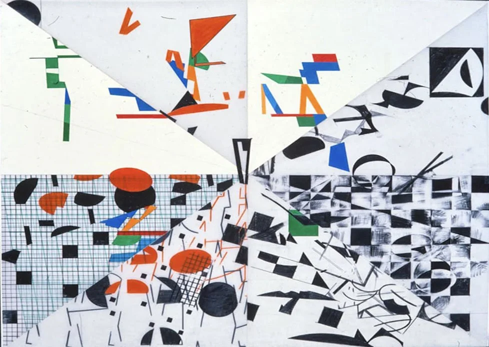 Study for Painting, tracing film, 50.8 x 60.96 cm, 1978
