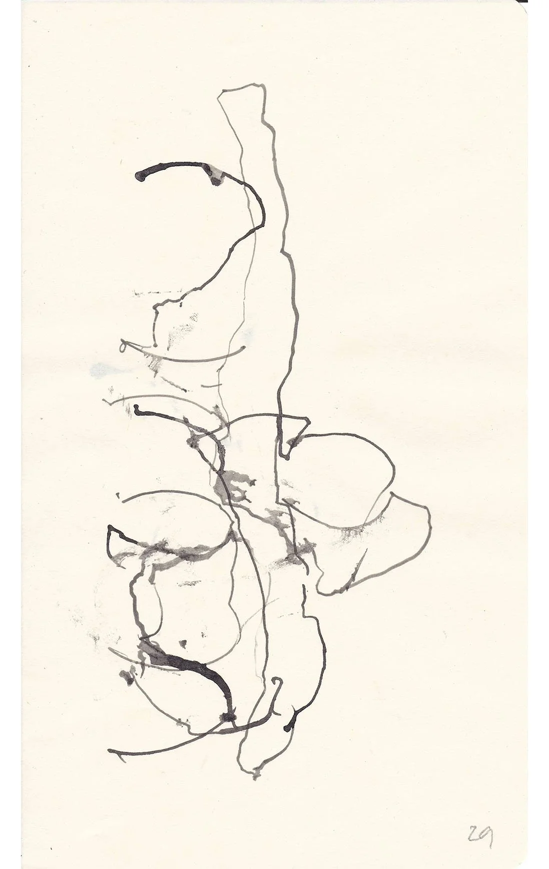 Argo No. 29 (original drawing), ink on paper, 21 x 13 cm, 2009 - 2012