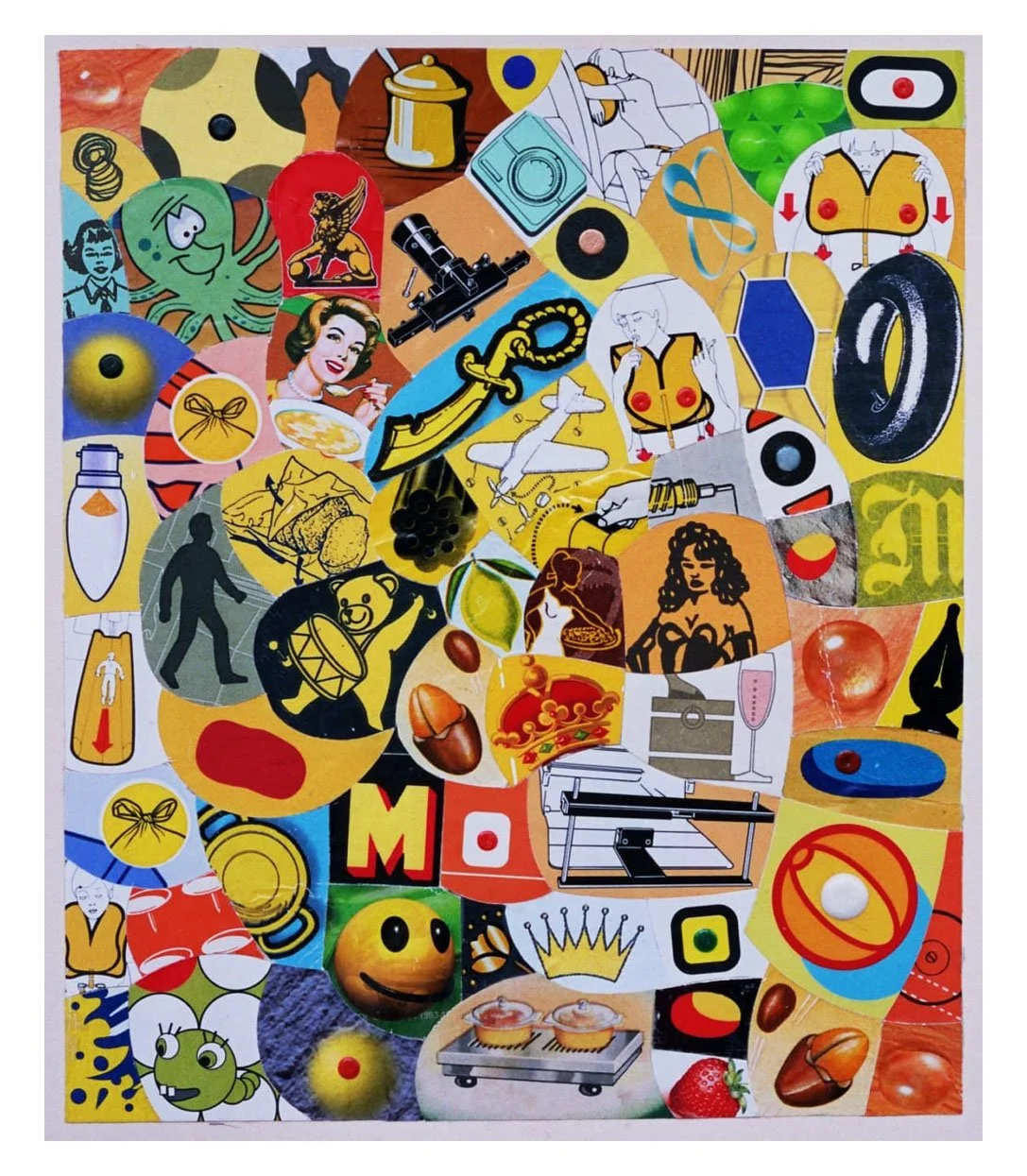 City Life, Field Studies, No. 30, collage on paper, 18.8 x 15.8 cm, 2004