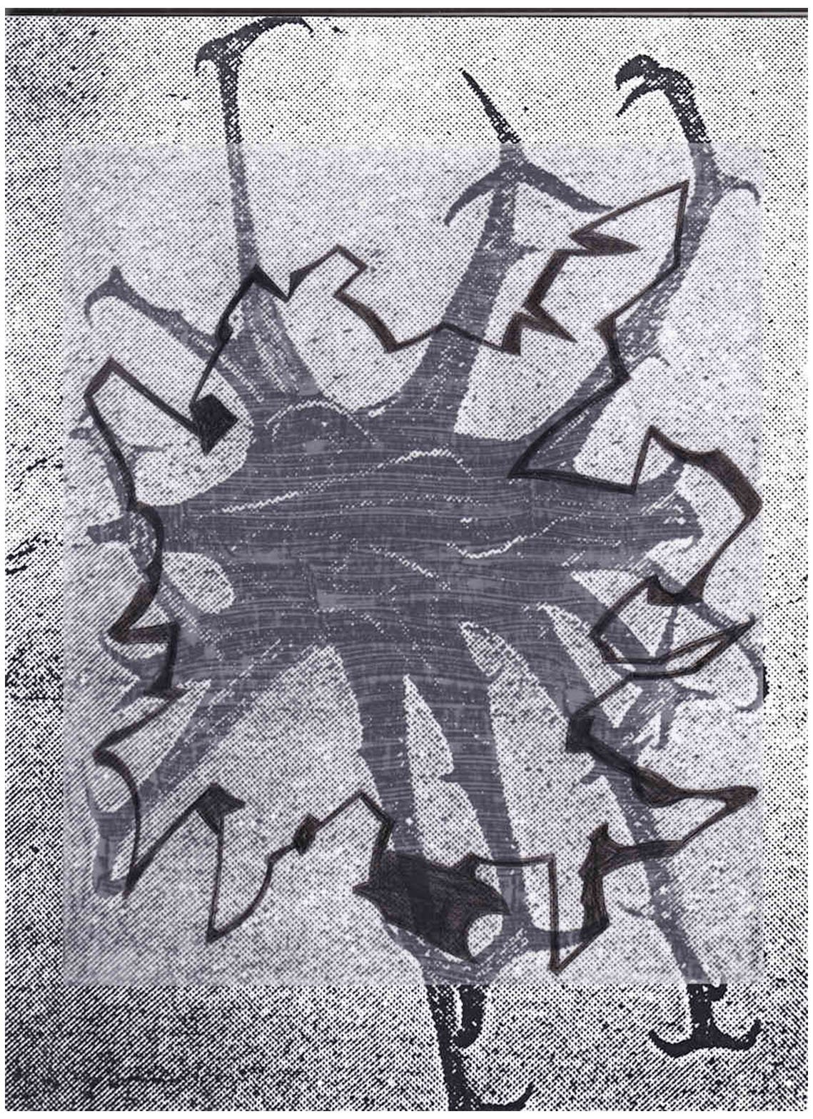 Of Every Description No. 45, Untitled Collage, ink on tracing film on photocopy, 23.8 x 17.6 cm, 2023