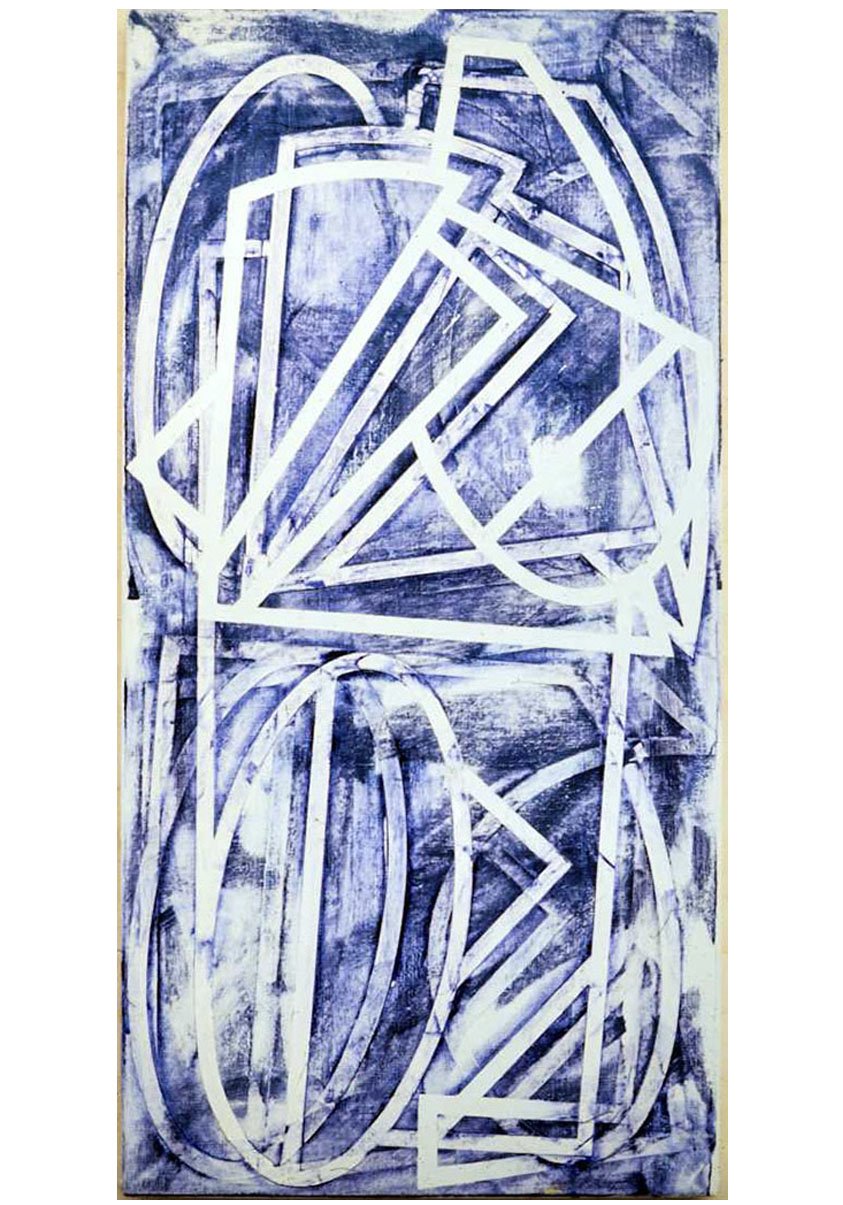 Higher Ground, acrylic on canvas, 60.96 x 30.48 cm, 1976