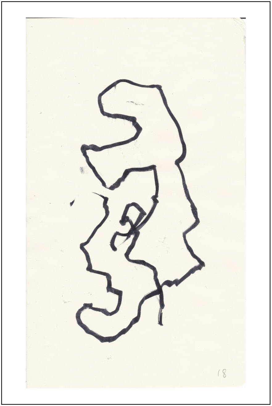 Argo No. 18 (original drawing), ink on paper, 21 x 13 cm, 2009 - 2012 