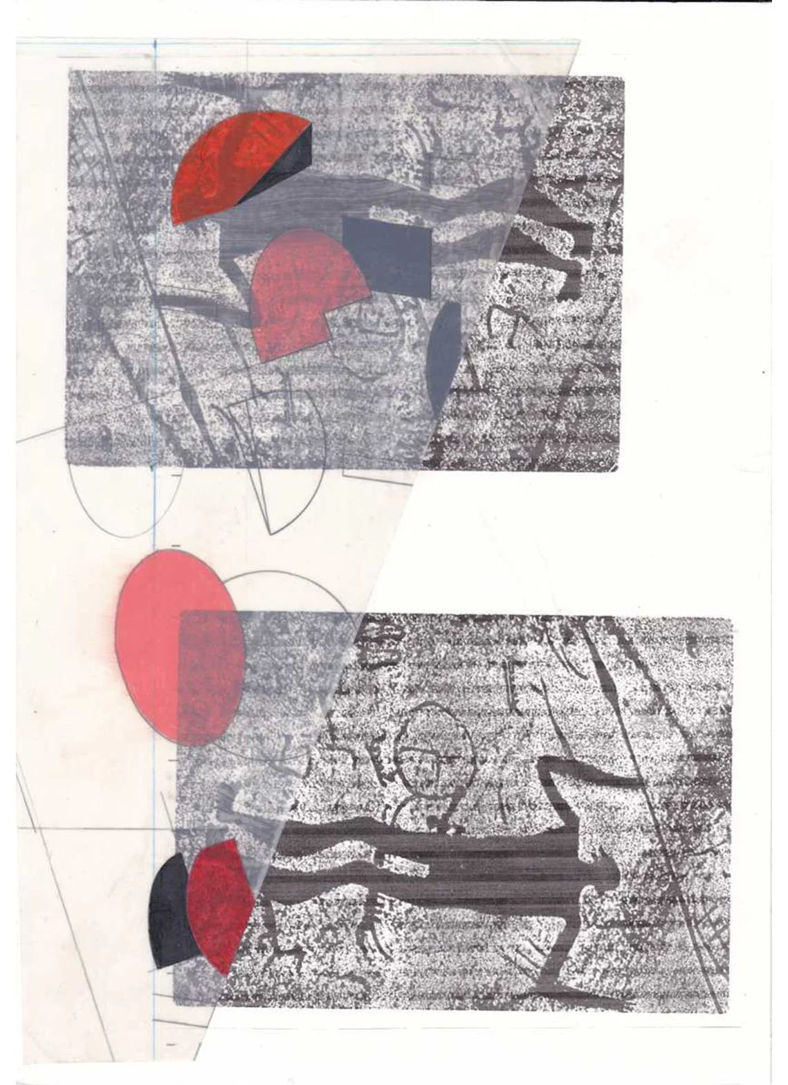 Of Every Description No. 29, Untitled Collage, photocopies, tracing film, pencil, coloured pencil, 29.2 x 20.4 cm