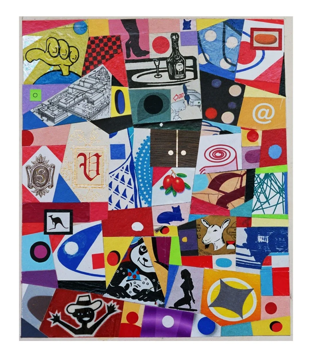 City Life, V@S, No. 14, collage on paper, 17.6 x 14.7 cm, 2002