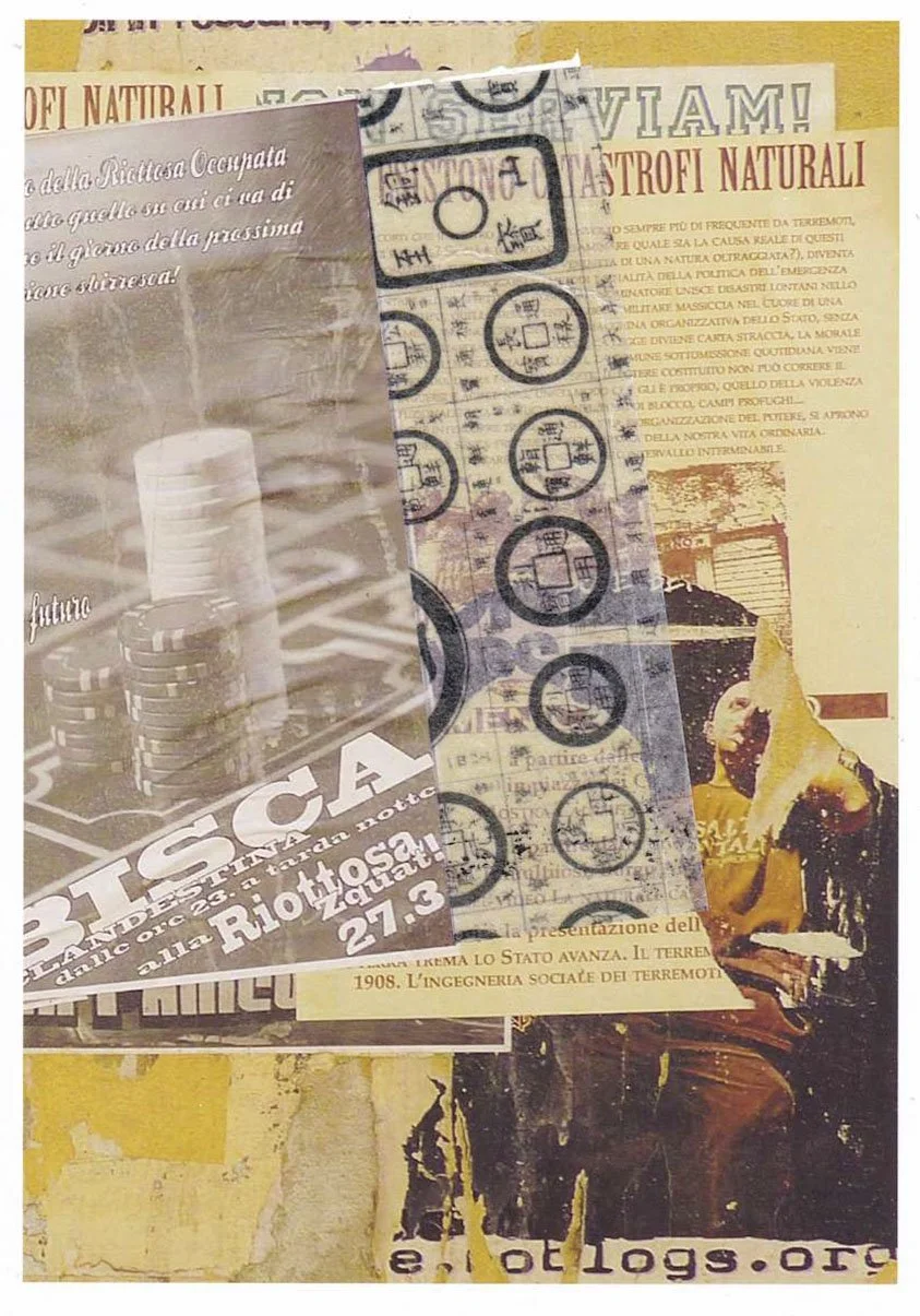 Florence A Memoir, collage on inkjet print, 15 x 10 cm, 2023 - 2025