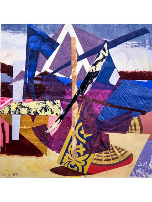 Green Book No. 33, Sculpture, acrylic and collage on paper, 12.5 x 11.7 cm, 1985