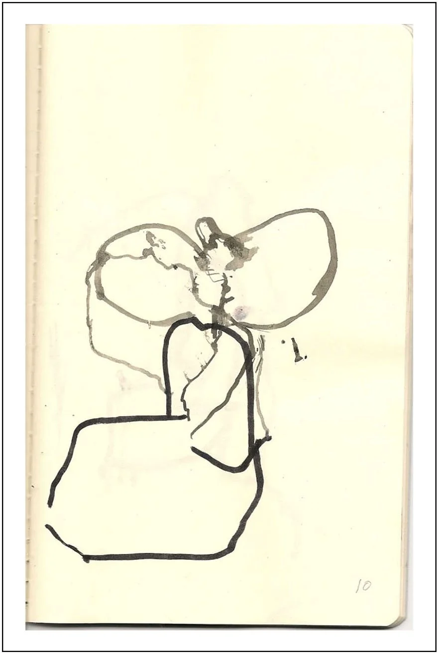 Argo No. 10 (original drawing), ink on paper, 21 x 13 cm, 2009 - 2012 