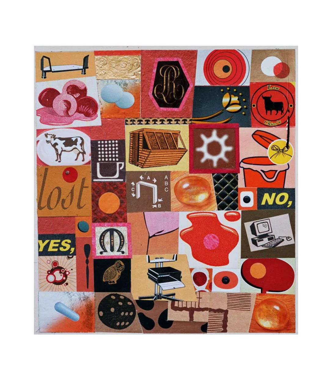 City Life, The Shape I'm In, No. 24, collage on paper, 2004