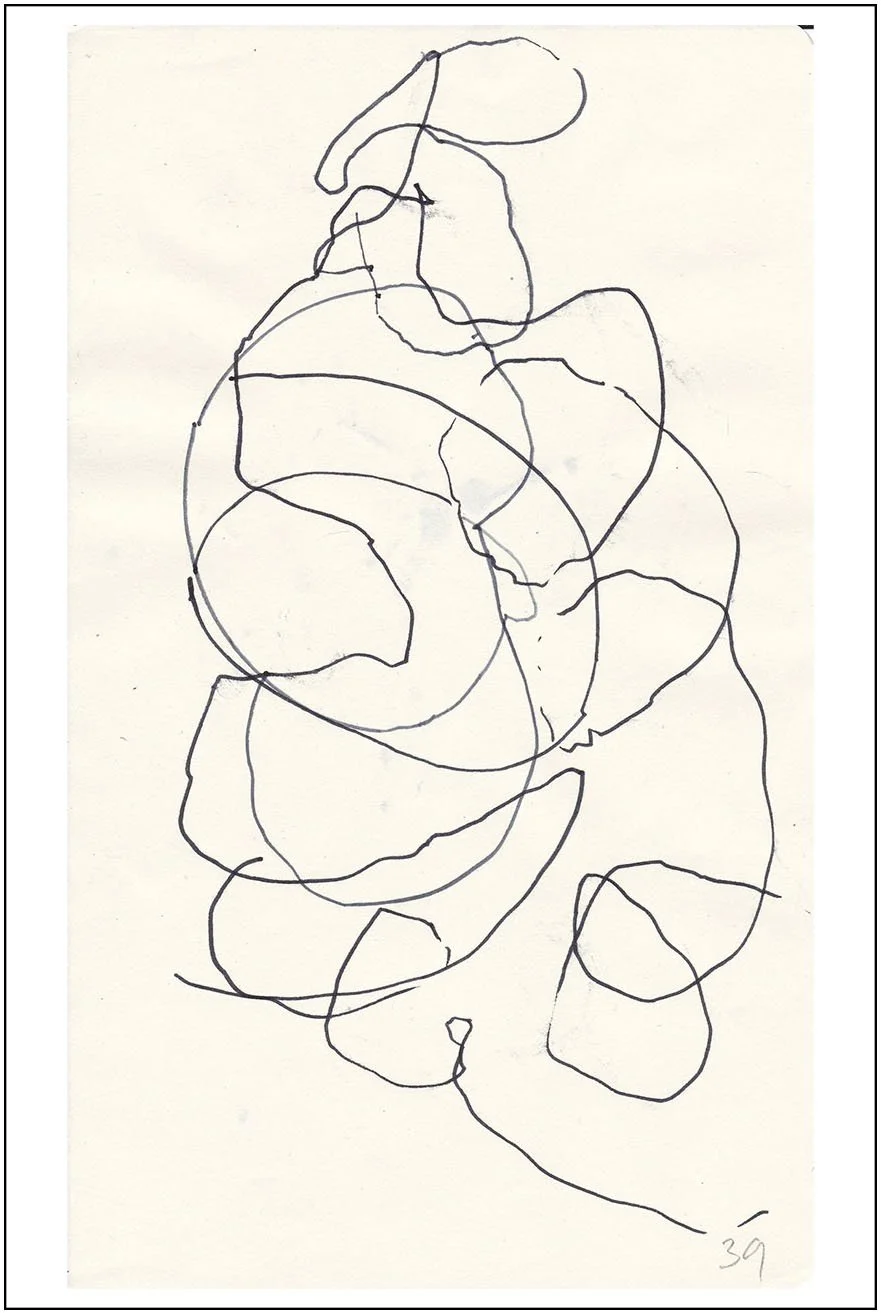 Argo No. 39 (original drawing), ink on paper, 21 x 13 cm, 2009 - 2012