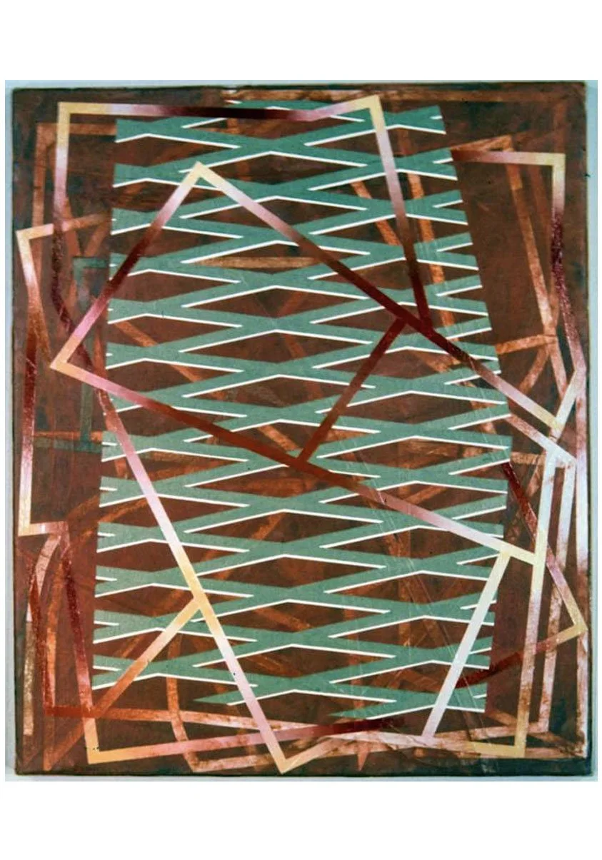 Little Garden, acrylic on canvas, 60.96 x 50.8 cm, 1976