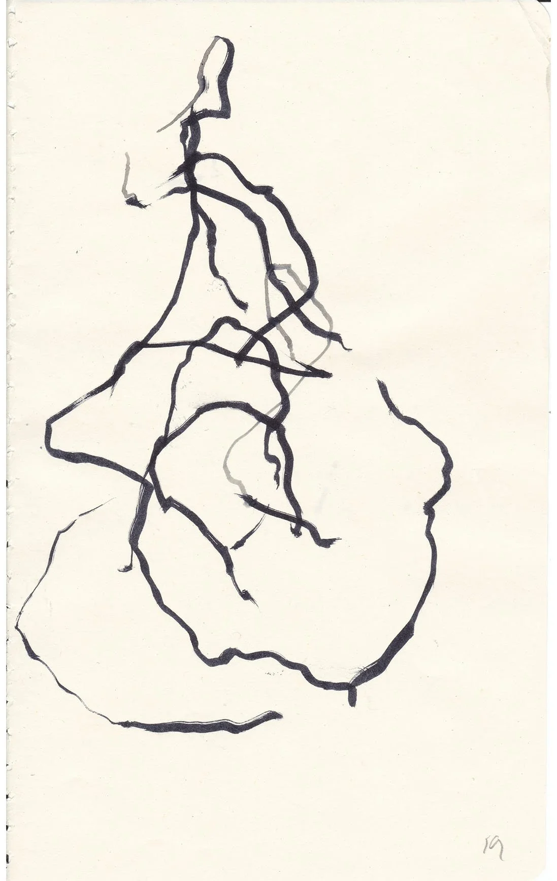 Argo No. 19 (original drawing), ink on paper, 21 x 13 cm, 2009 - 2012