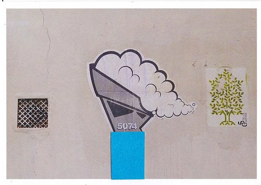 Florence A Memoir, collage on inkjet print, 15 x 10 cm, 2023 - 2025