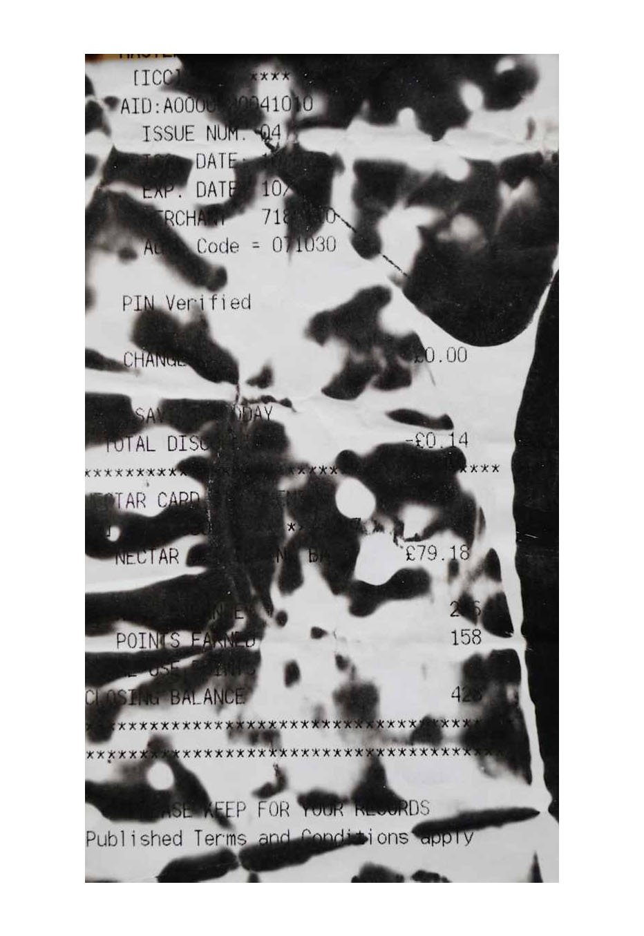 Heat Drawing No. 41, Xerox print, 2020