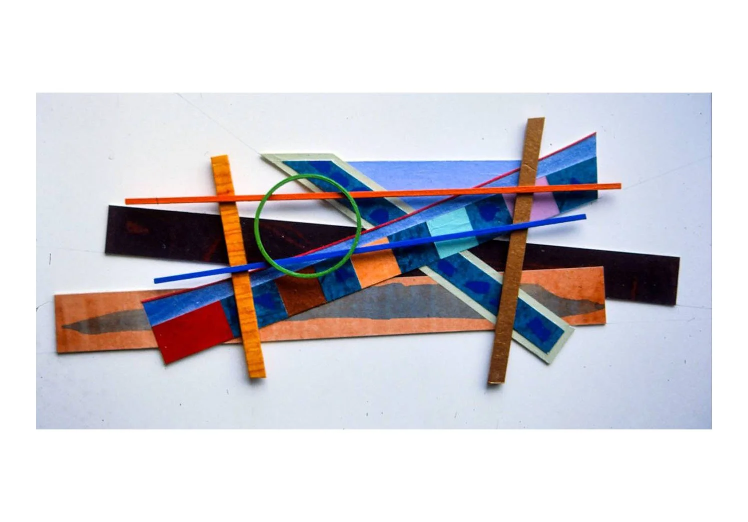 Maquette, acrylic on wood, 1991