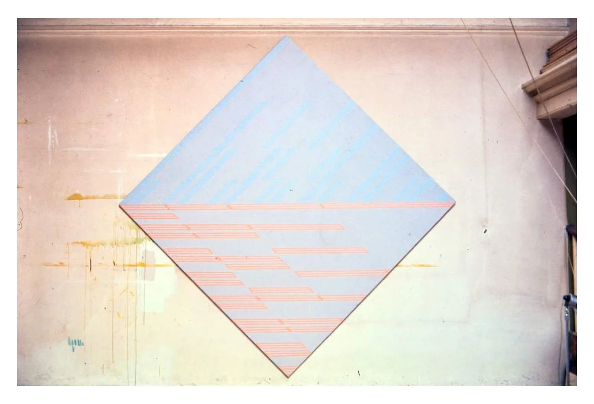 Untitled, acrylic on canvas, 168 x 168 cm (edge length), 1968-69