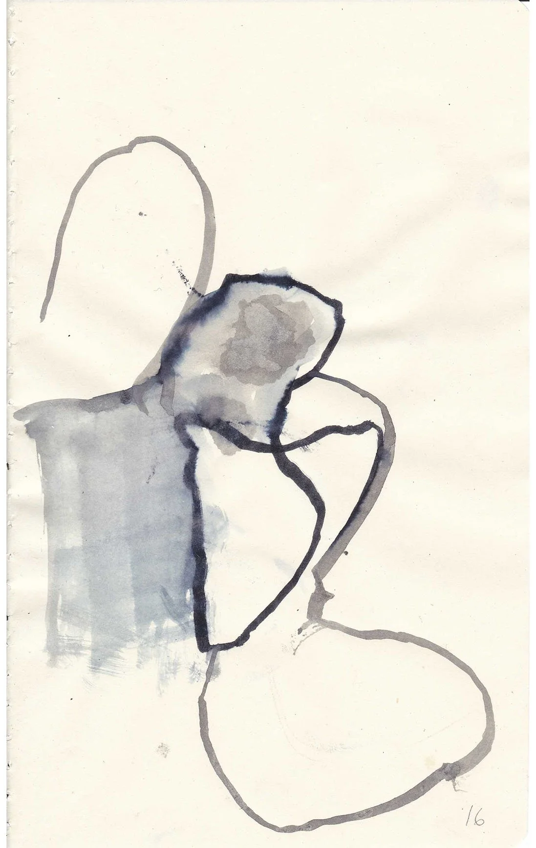 Argo No. 16 (original drawing), ink on paper, 21 x 13 cm, 2009 - 2012