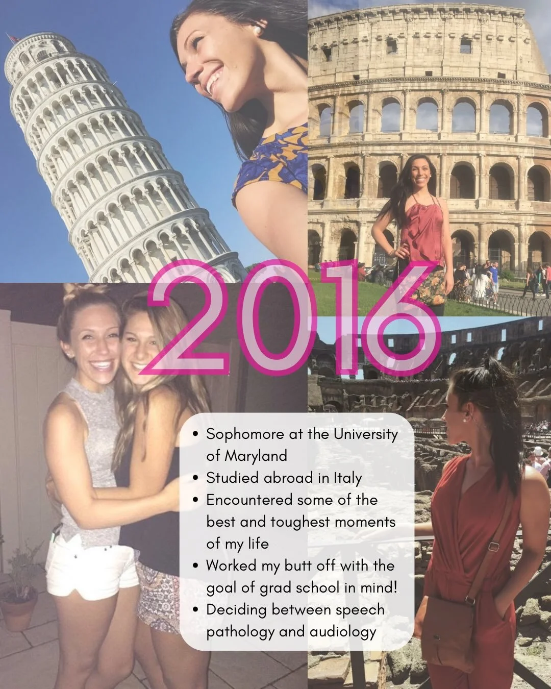 2016 &rarr; 2026 

I&rsquo;ve found love, built a little family, reached my educational goals, and continue to grow professionally, raising the bar for myself every single day. 

I&rsquo;m deeply grateful for the love, fulfillment, and flexibility I&