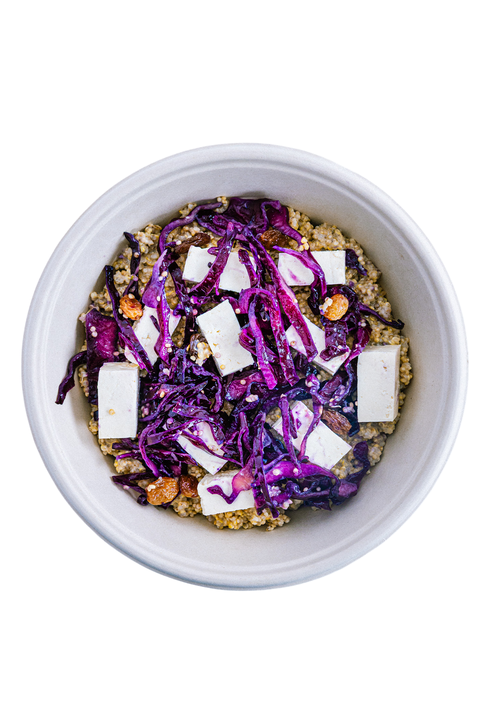 Taboulé quinoa tofu