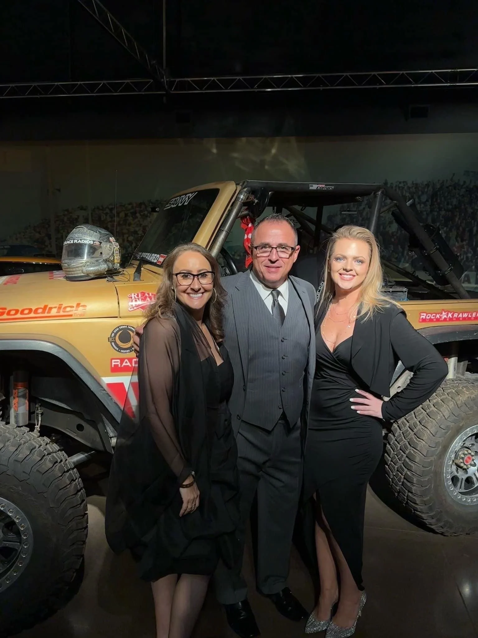 Founding Board Members of Be the Good Ones, Leah Ryan, Erin Jones, and Alex Yakubovich at Vehicle Vault in Parker Colorado