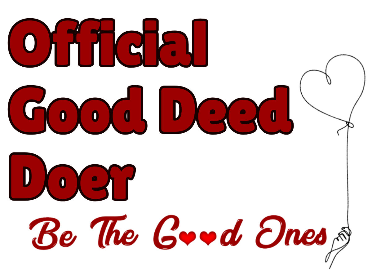 Official Good Deed Doer badge for Be The Good Ones volunteer