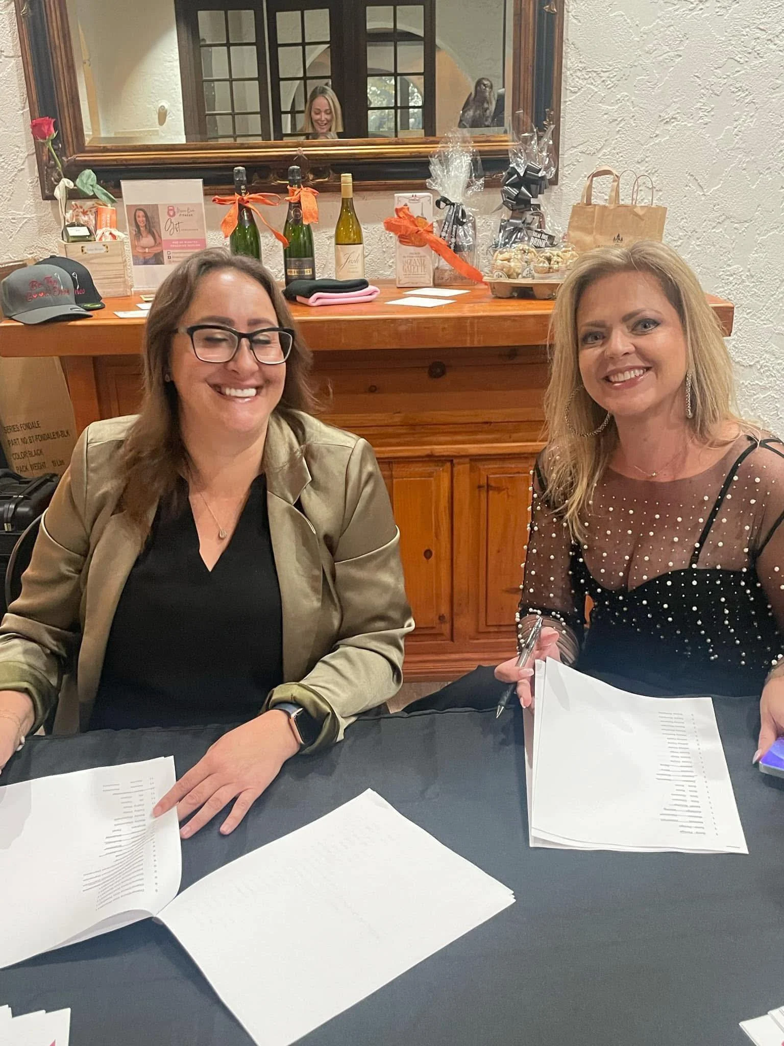 Leah and Erin at the 2024 Denim and Diamonds Fundraiser Gala