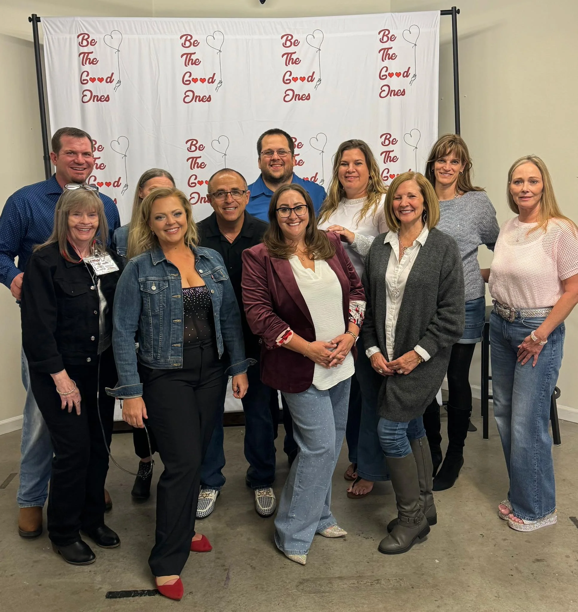 Be the Good Ones board and volunteers helping at our annual denim & diamonds fundraiser