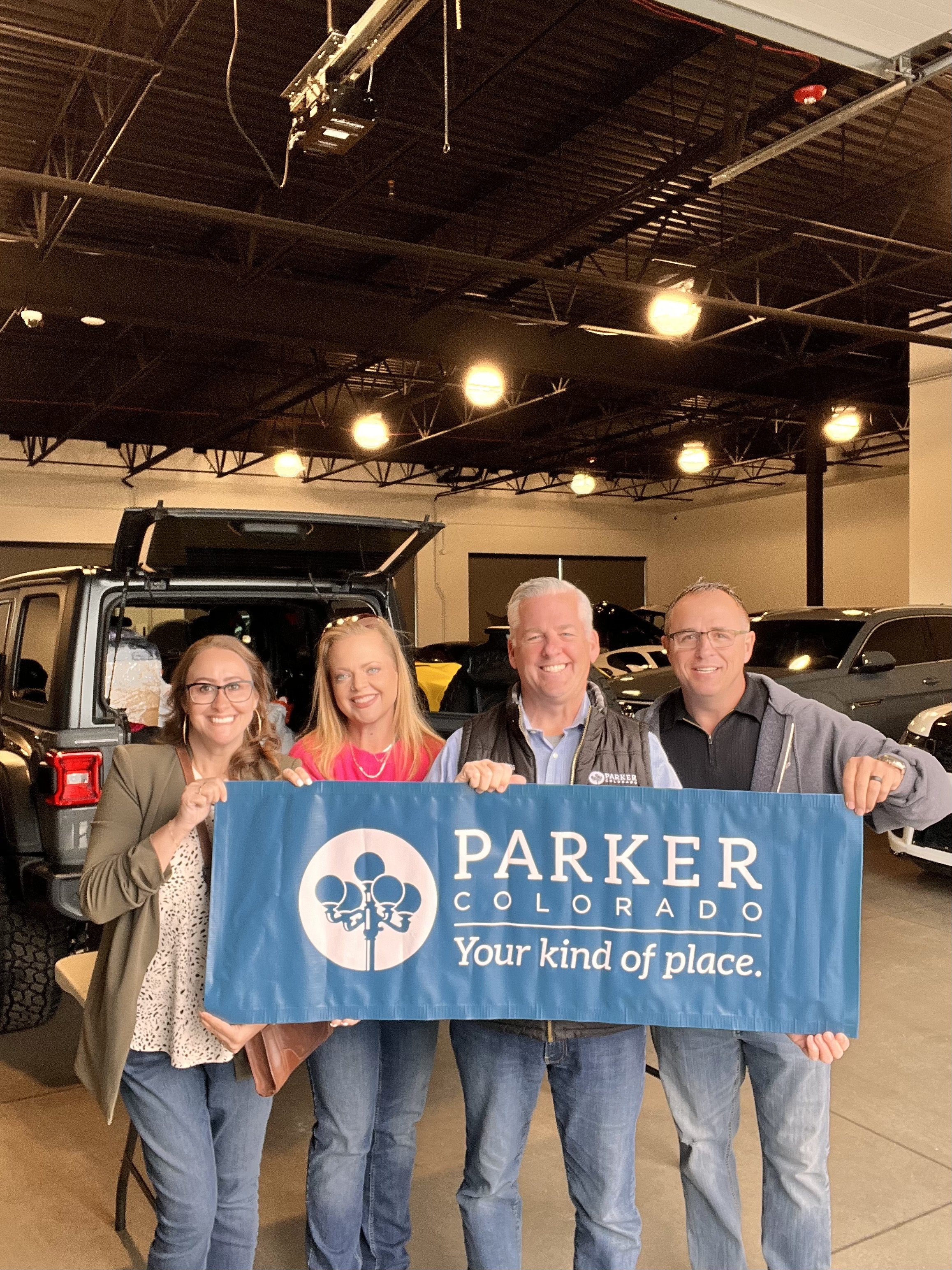 Founding Board Members of Be the Good Ones, Leah Ryan, Erin Jones, and Alex Yakubovich with Former Parker Colorado Mayor Jeff Toborg