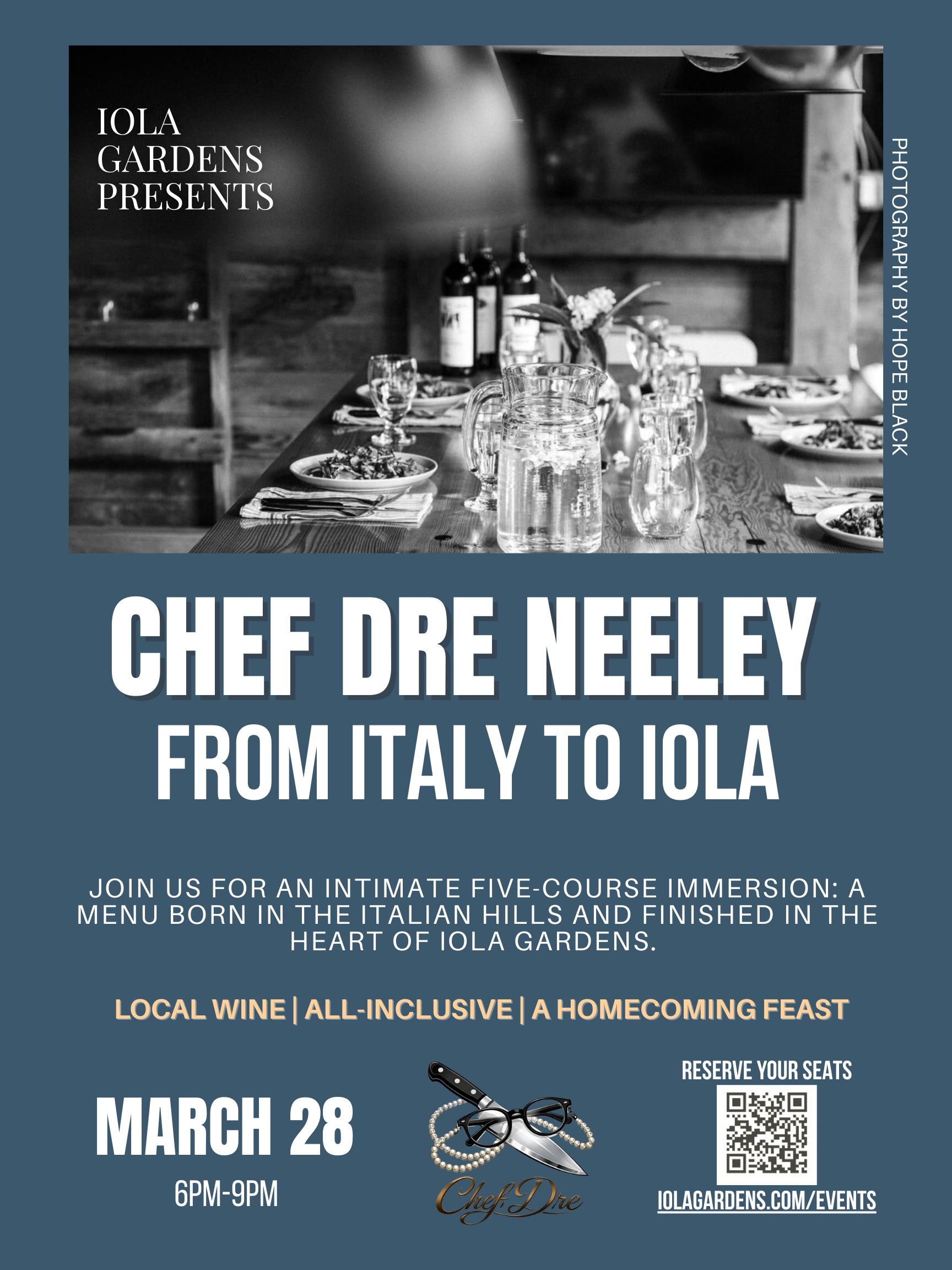 From Italy To Iola: A Five-Course Homecoming 