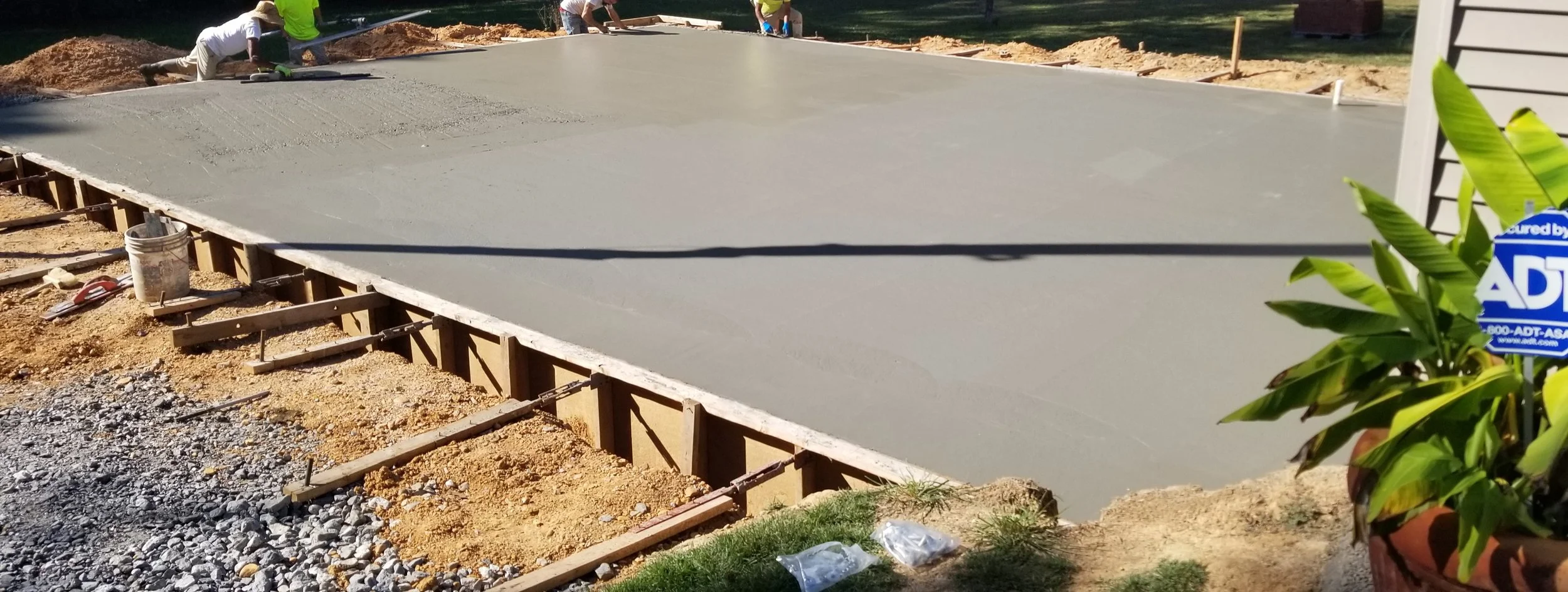 Concrete Access Solutions  II  Dyed and stamped concrete patio