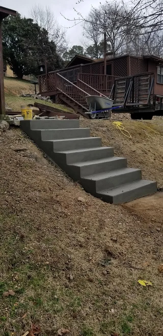 Custom Concrete Steps  II  Concrete Access Solutions