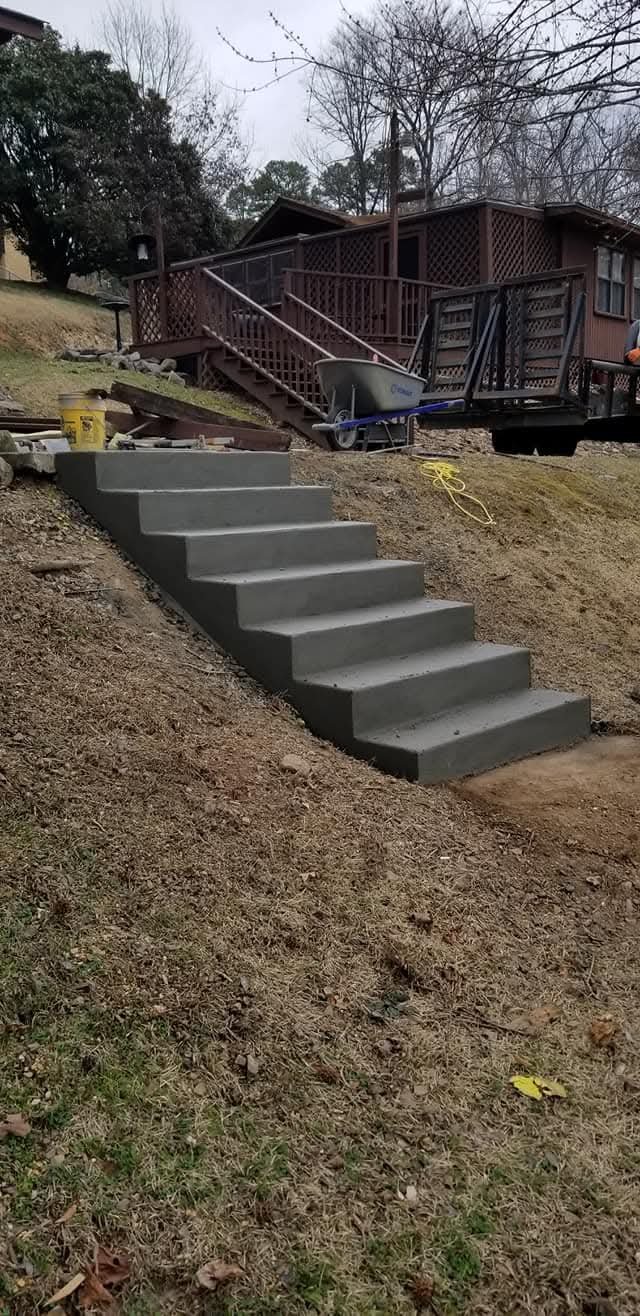 Custom Concrete Steps  II  Concrete Access Solutions