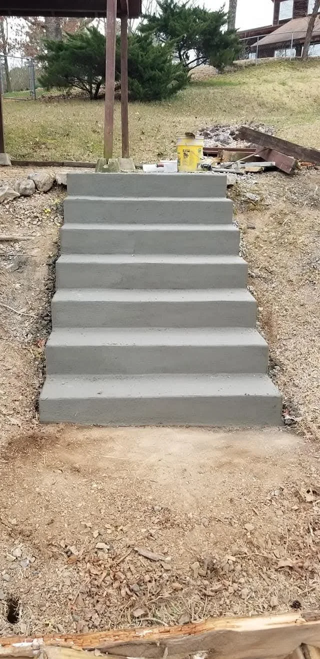 Custom Concrete Steps  II  Concrete Access Solutions