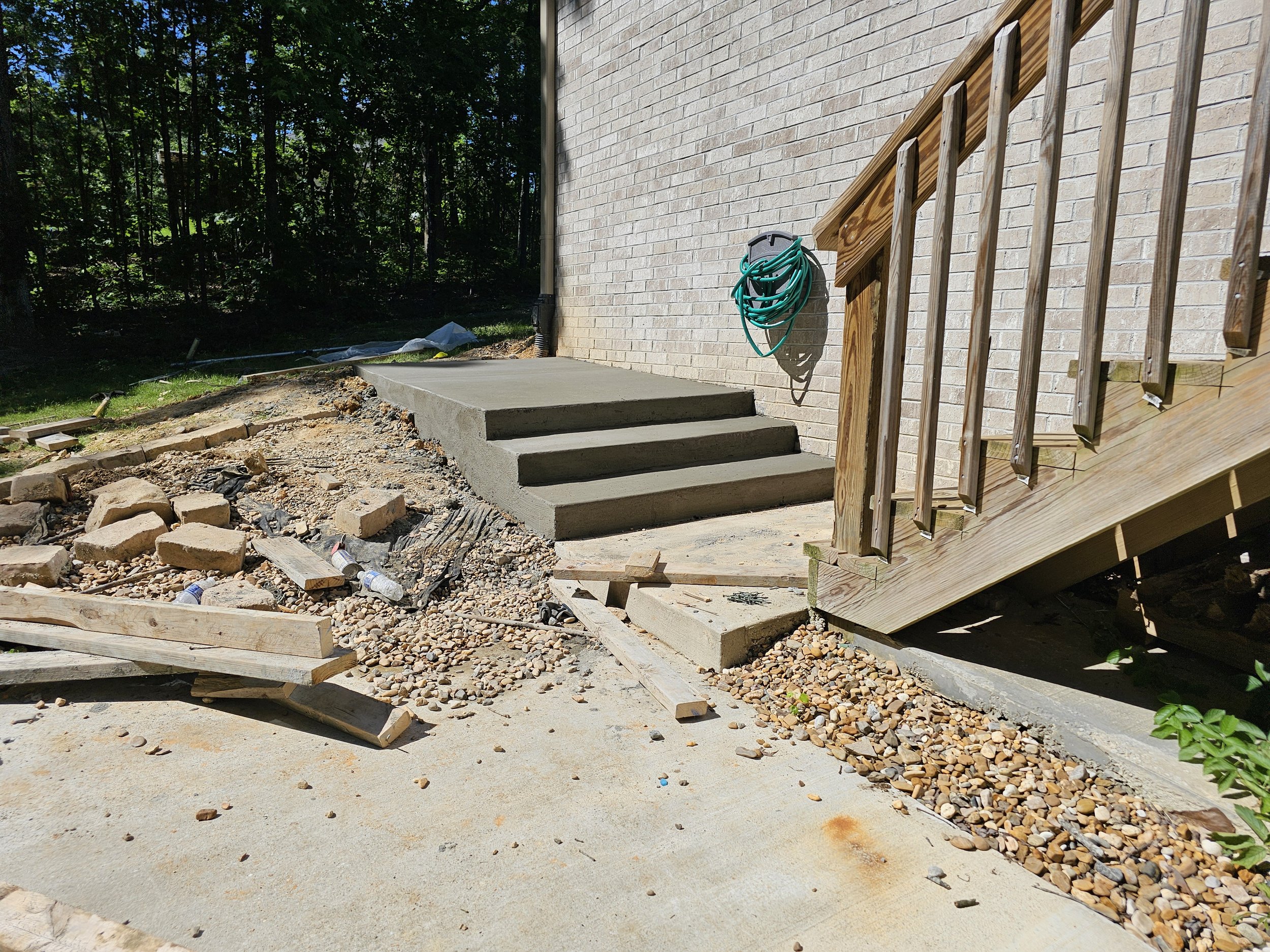 Custom Concrete Steps  II  Concrete Access Solutions