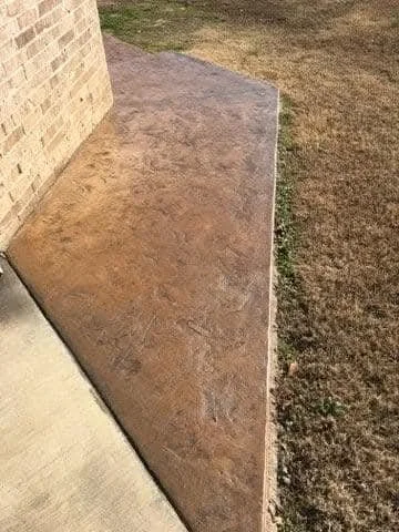 Concrete Access Solutions  II  Dyed and stamped concrete patio