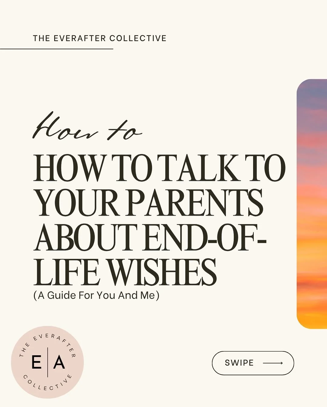 I&rsquo;ve talked with my parents about their end-of-life wishes before &mdash; but only in pieces. Lately, I&rsquo;ve realized that the kind of clarity that truly helps everyone down the line comes from going deeper, and being more specific.

It&rsq