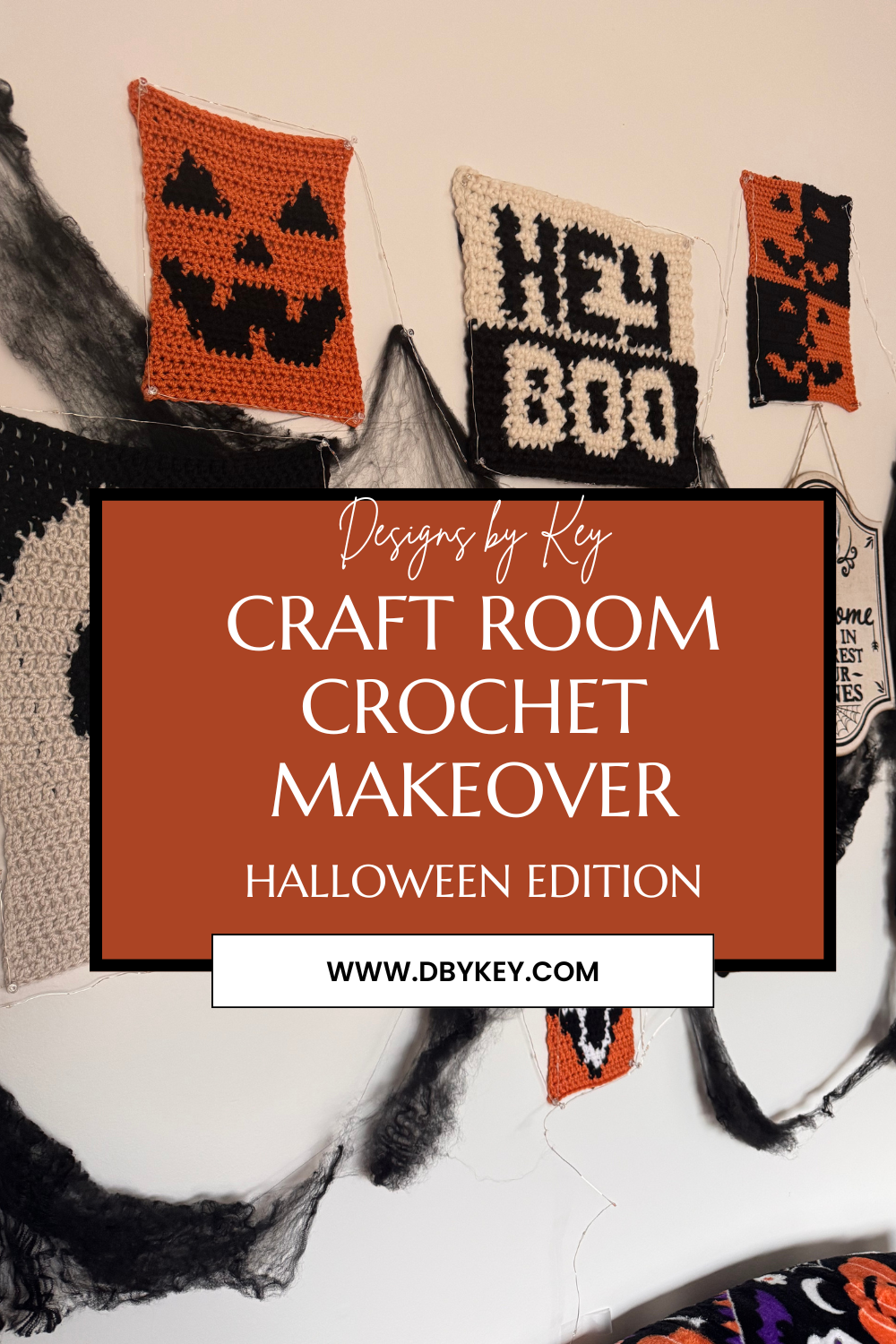 Craft Room Crochet Makeover: Halloween Edition