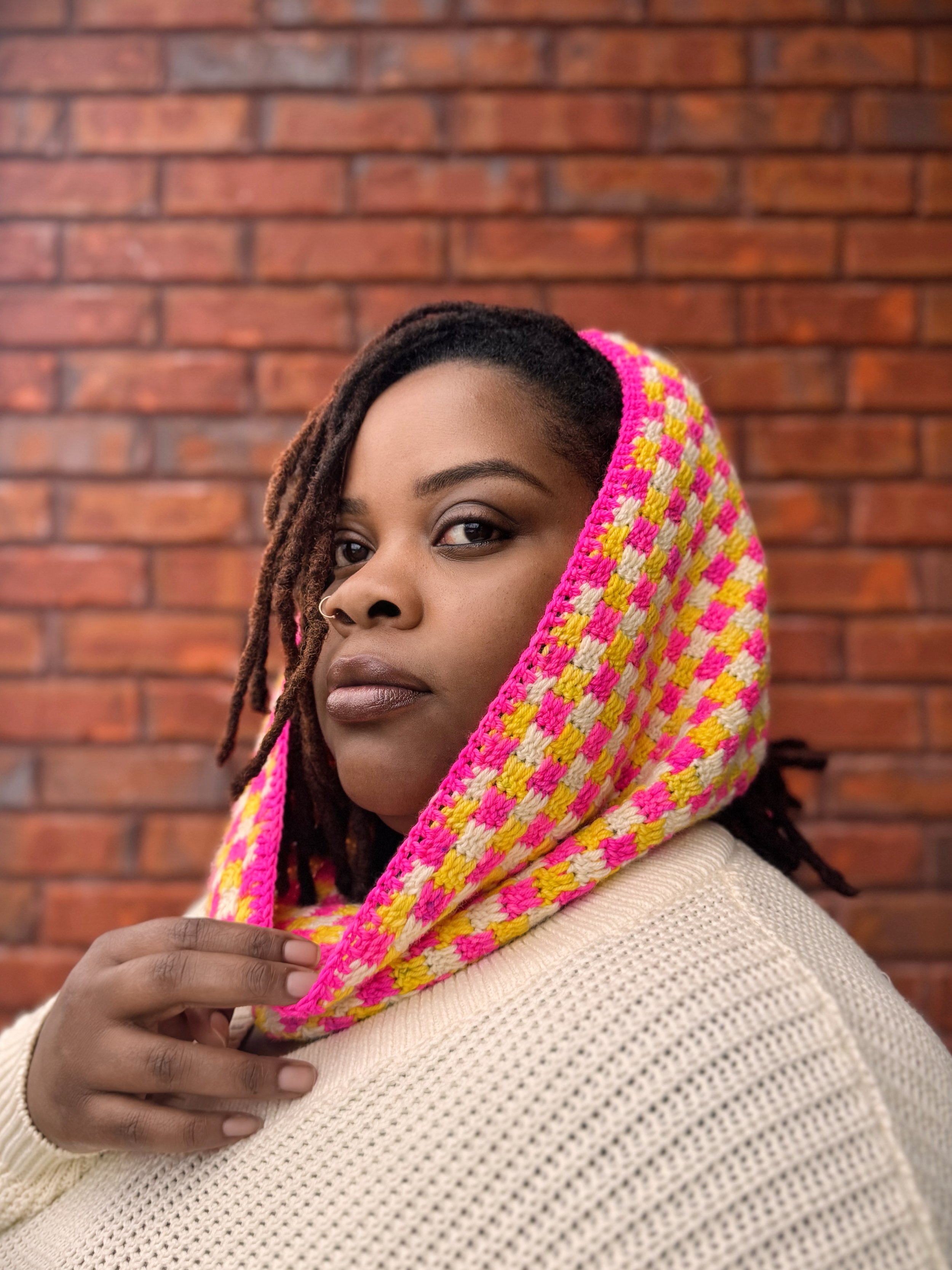 Neon Lights Cowl: A Statement Layer for Cooler Days