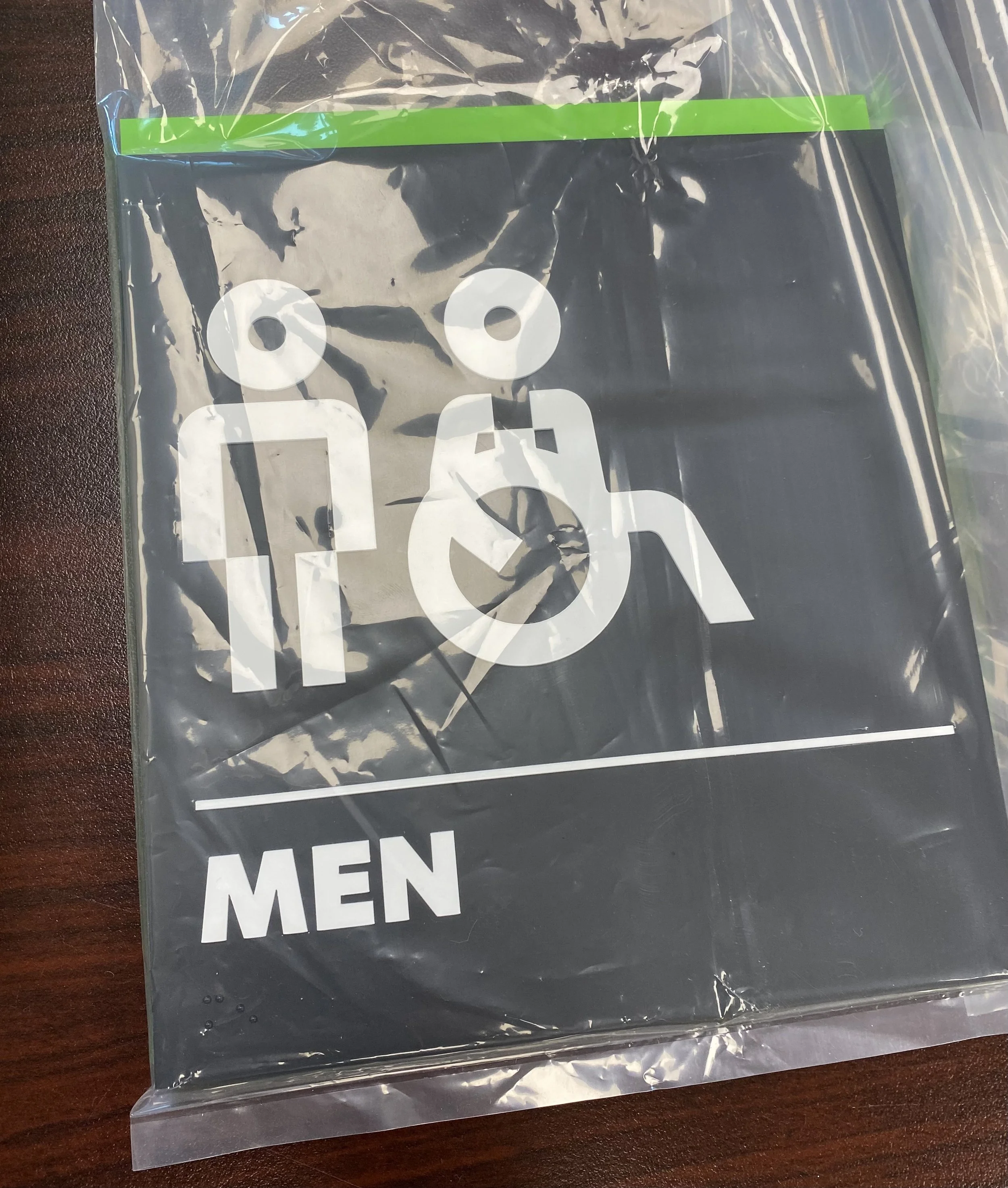 ADA Restroom signage for Haleon