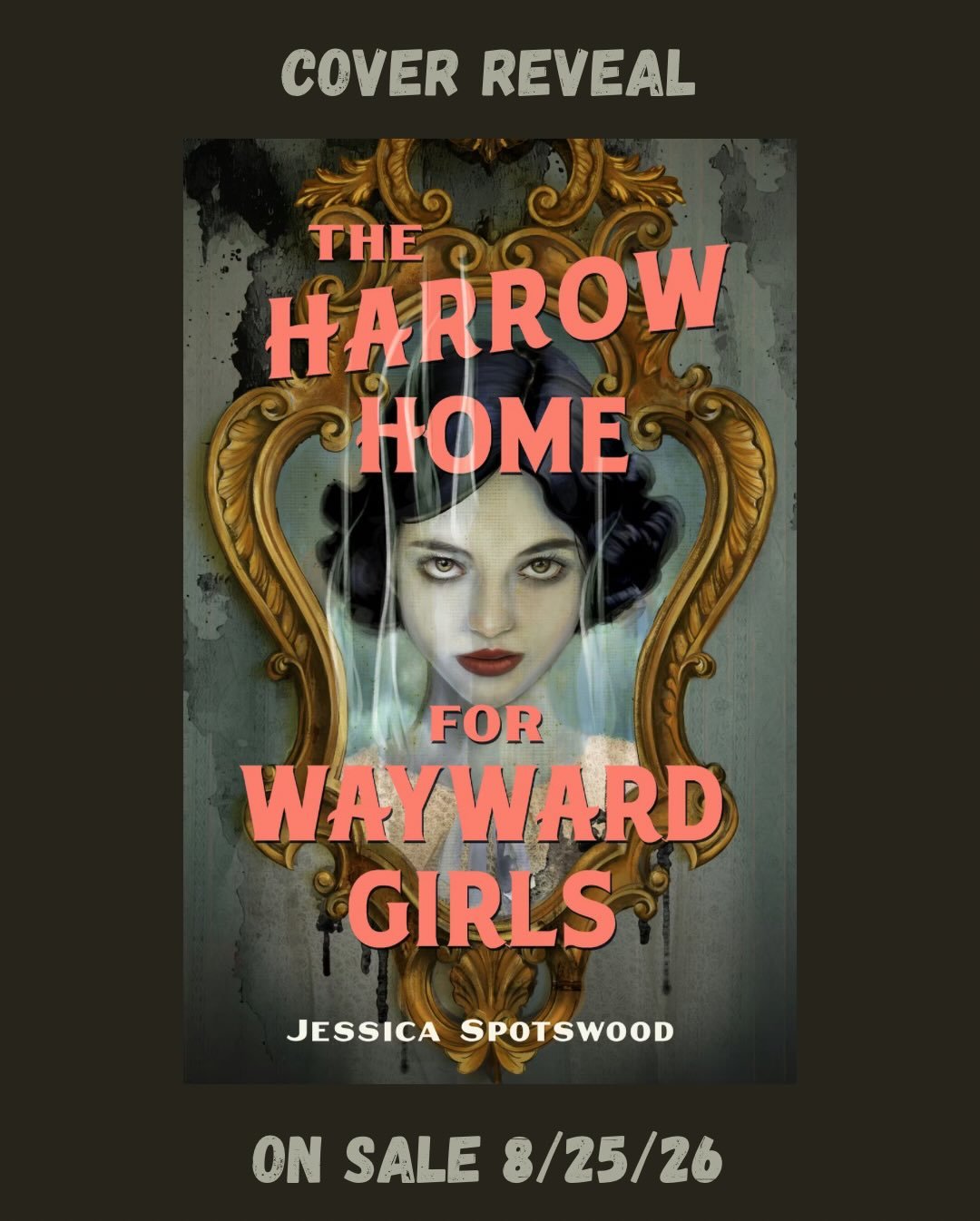 COVER REVEAL!! She&rsquo;s the eerily gorgeous Gothic cover of my dreams. A million thanks to cover artist &amp; designer Rich Deas at Macmillan.

I can&rsquo;t tell you *who* the girl in the mirror is, because *spoilers.* But she looks very like I i