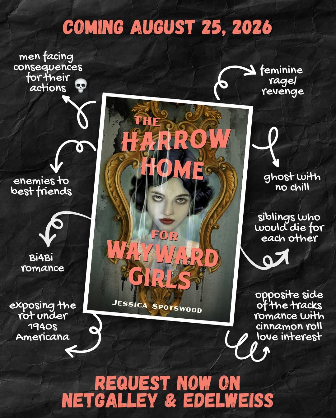 Eep! If you have a @netgalley or @this_is_edelweiss account, you can now request HARROW! Here are some tropes that you&rsquo;ll find inside. Which is your favorite? I&rsquo;m a big fan of men facing consequences for their actions, personally!