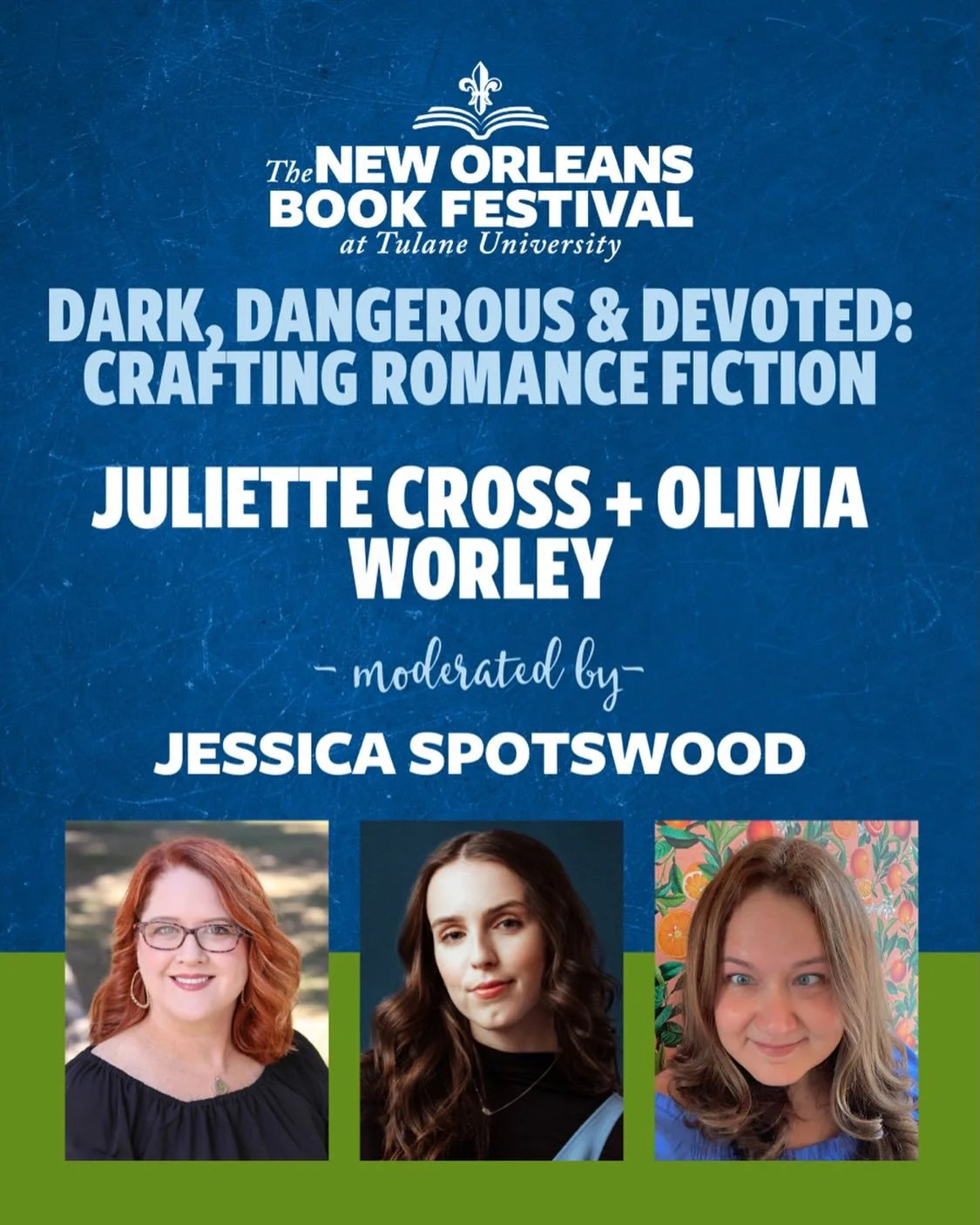 New Orleans! I&rsquo;ll be at the New Orleans Book Festival tomorrow, moderating a panel featuring @olivia.worley &amp; @juliettecrossauthor! Come see us! So far in NOLA I&rsquo;ve read books in a courtyard, had some excellent Prosecco cocktails, eat