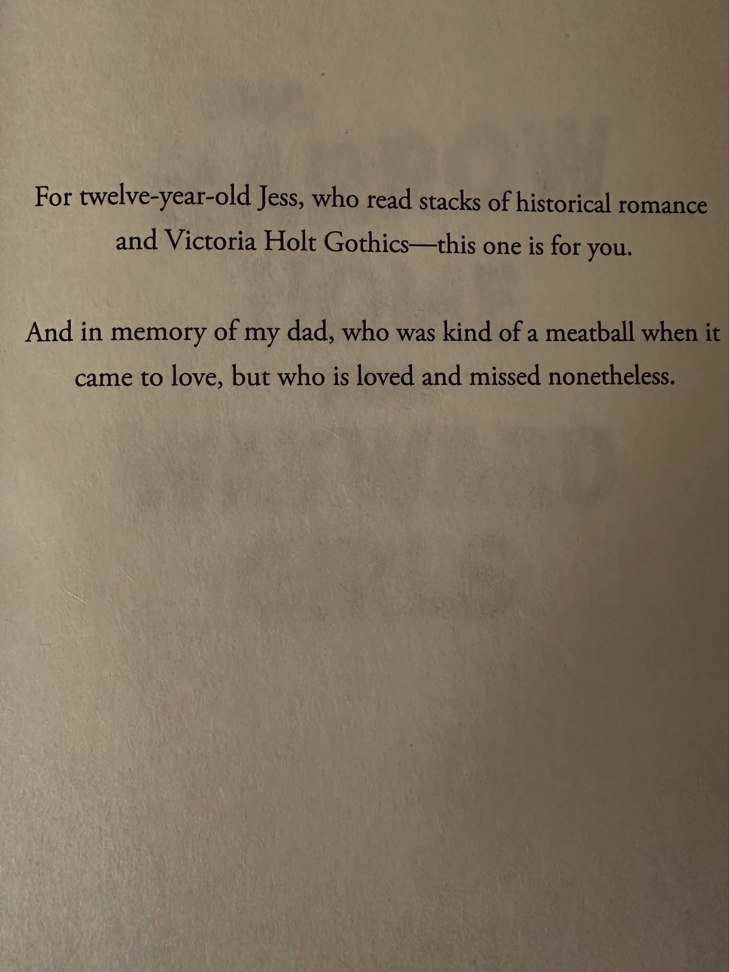 HARROW comes out tomorrow! It is dedicated partly to my twelve year old self, who I feel certain would love this book most of all my books so far, and partly in memory of my dad. My main character Rose says of her dad - on his fourth honeymoon - &ldq