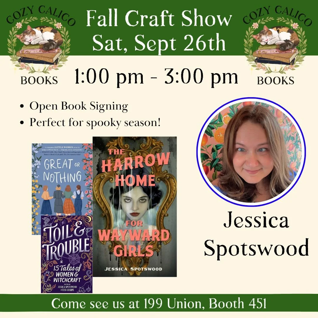 Are you in VA? Do you like crafts and books? Stop by @cozycalicobooks next Saturday and say hi! We can chat about books and writing and libraries and my ranking of Agatha Christie&rsquo;s mysteries.